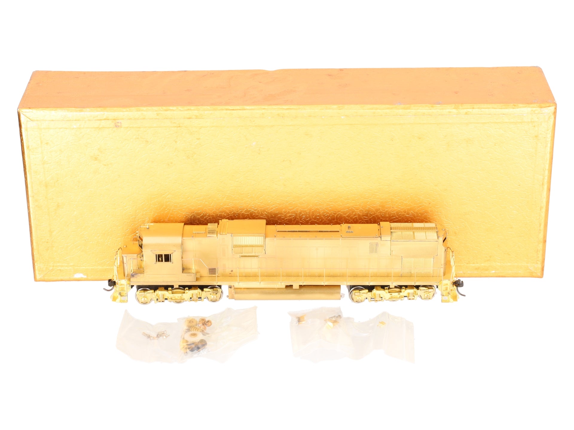 Oriental Limited HO BRASS Alco C-630 Diesel Loco w/ High Speed Trucks -Unpainted EX/Box