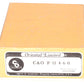 Oriental Limited HO BRASS C&O F-11 4-6-0 Steam Locomotive & Tender - Painted EX/Box