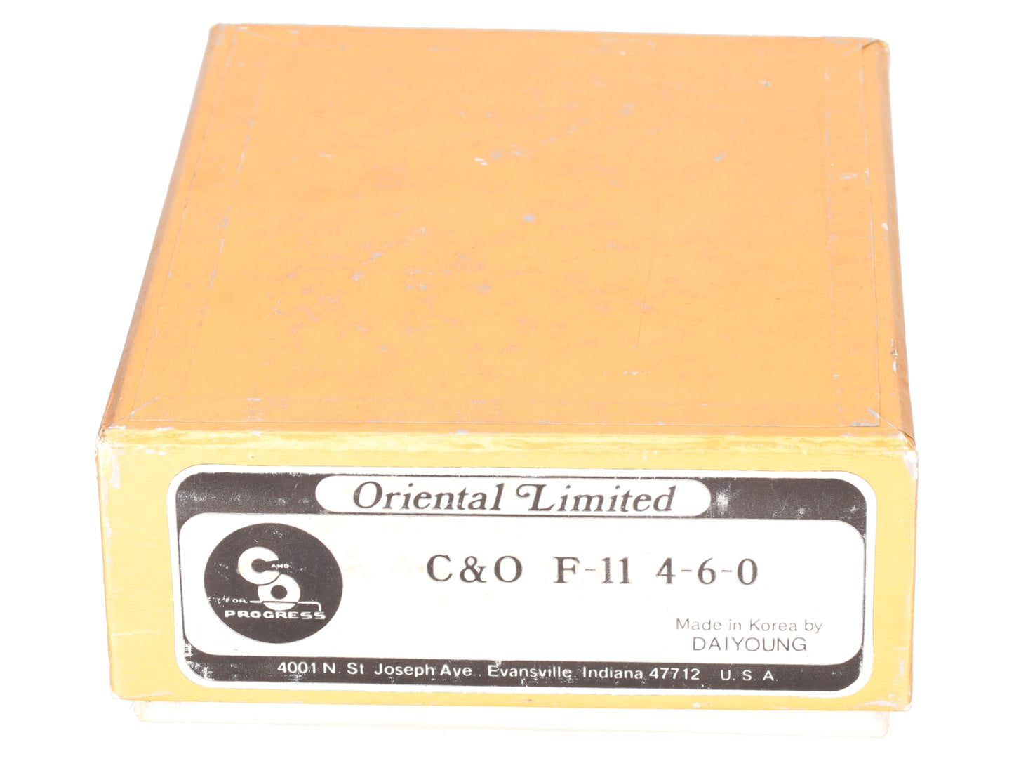 Oriental Limited HO BRASS C&O F-11 4-6-0 Steam Locomotive & Tender - Painted EX/Box