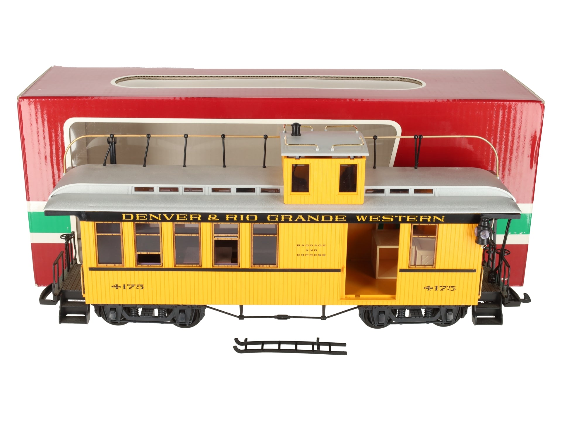 LGB 4175 G Gague Denver & Rio Grande Western Combine/Caboose EX/Box
