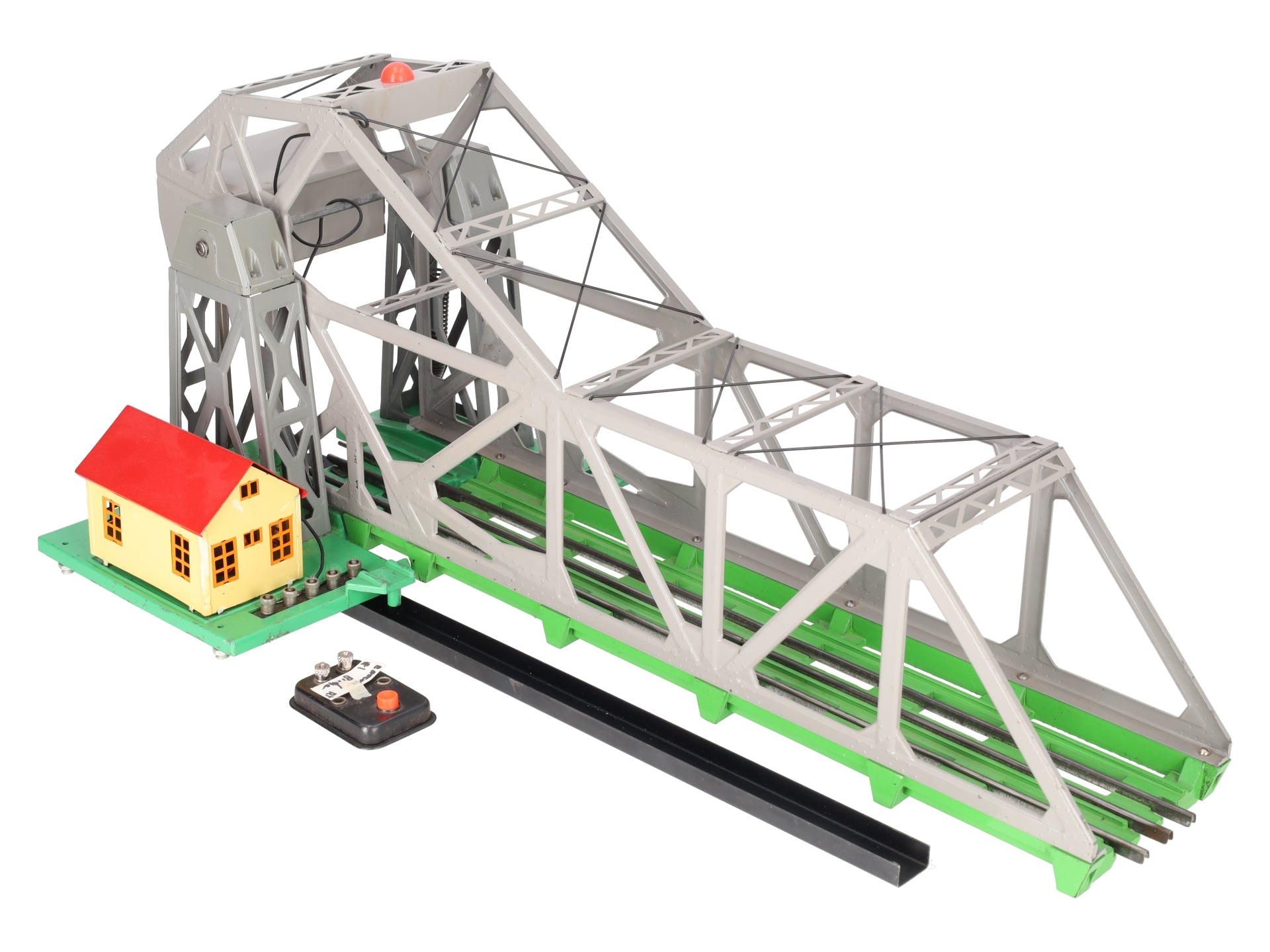 Lionel 313 Vintage O Gray Operating Bascule Bridge VG