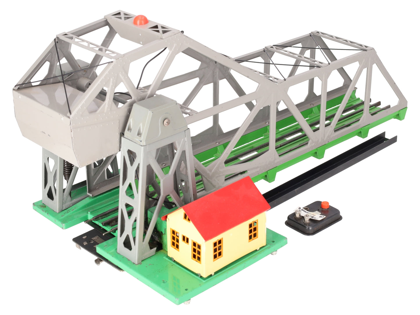 Lionel 313 Vintage O Gray Operating Bascule Bridge VG