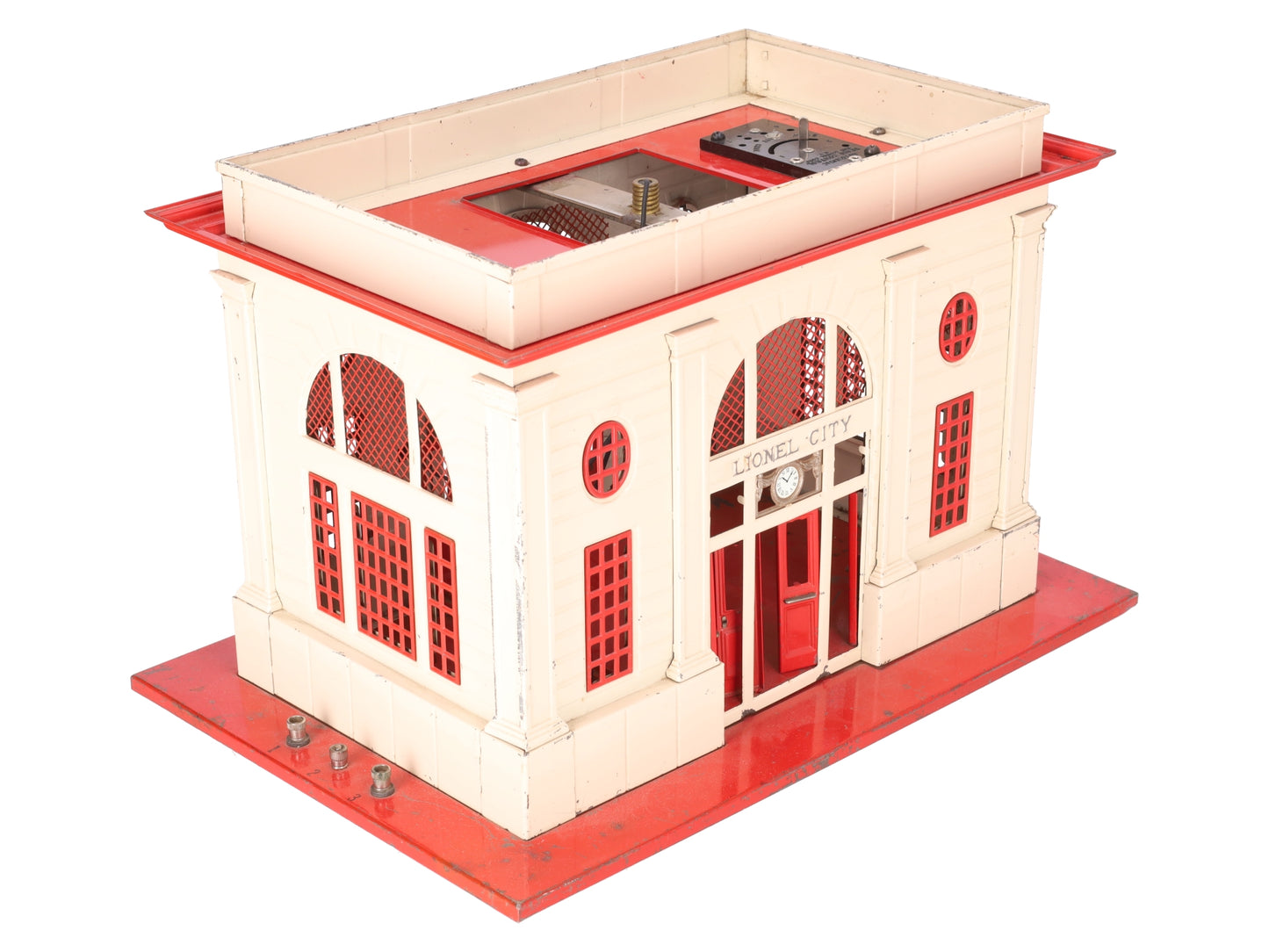 Lionel 115 O Gauge Vintage Lighted Tinplate Passenger Station VG