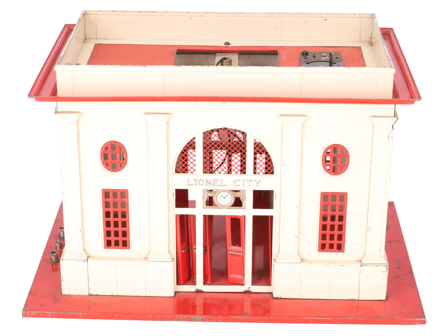 Lionel 115 O Gauge Vintage Lighted Tinplate Passenger Station VG