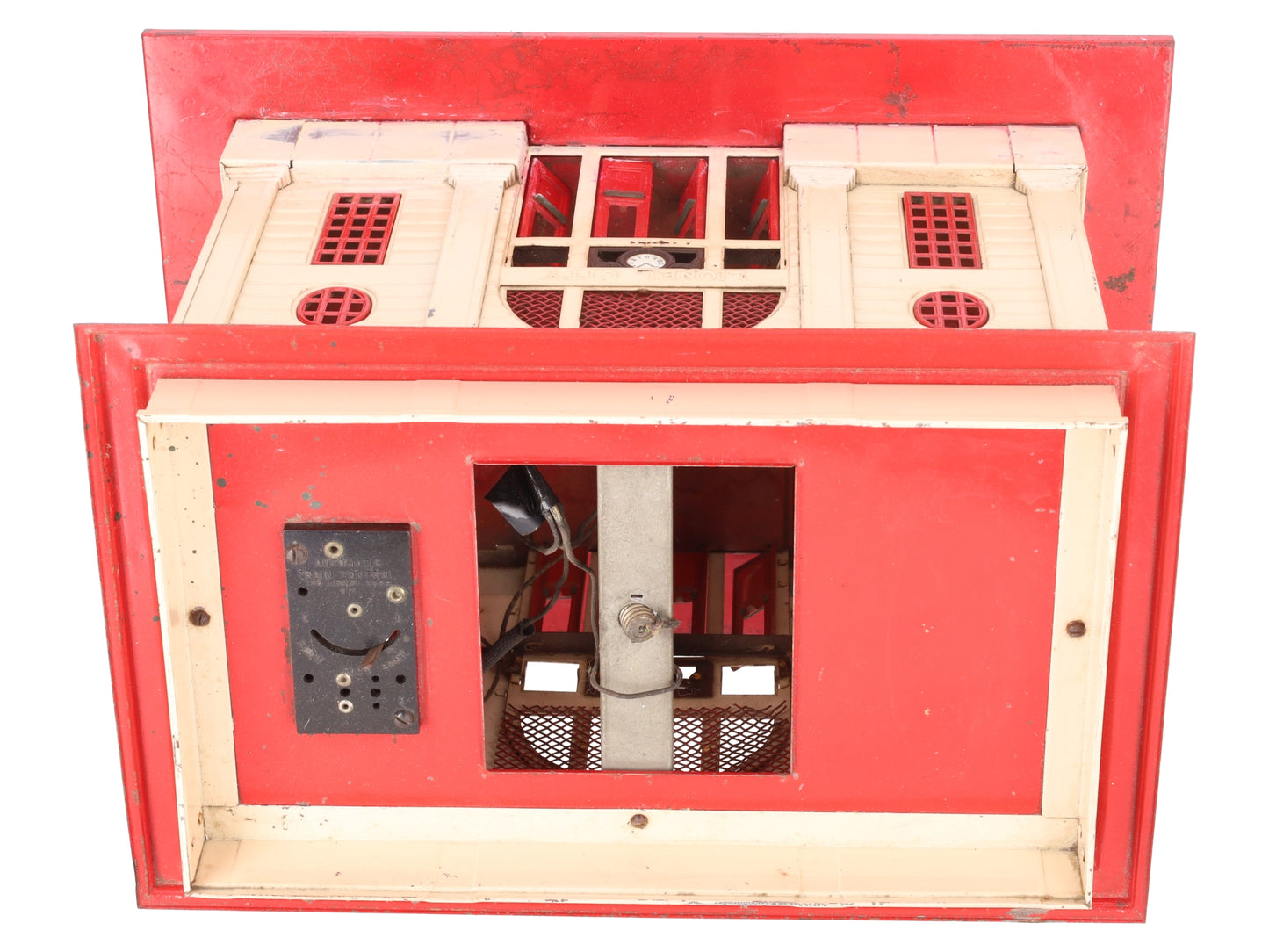 Lionel 115 O Gauge Vintage Lighted Tinplate Passenger Station VG