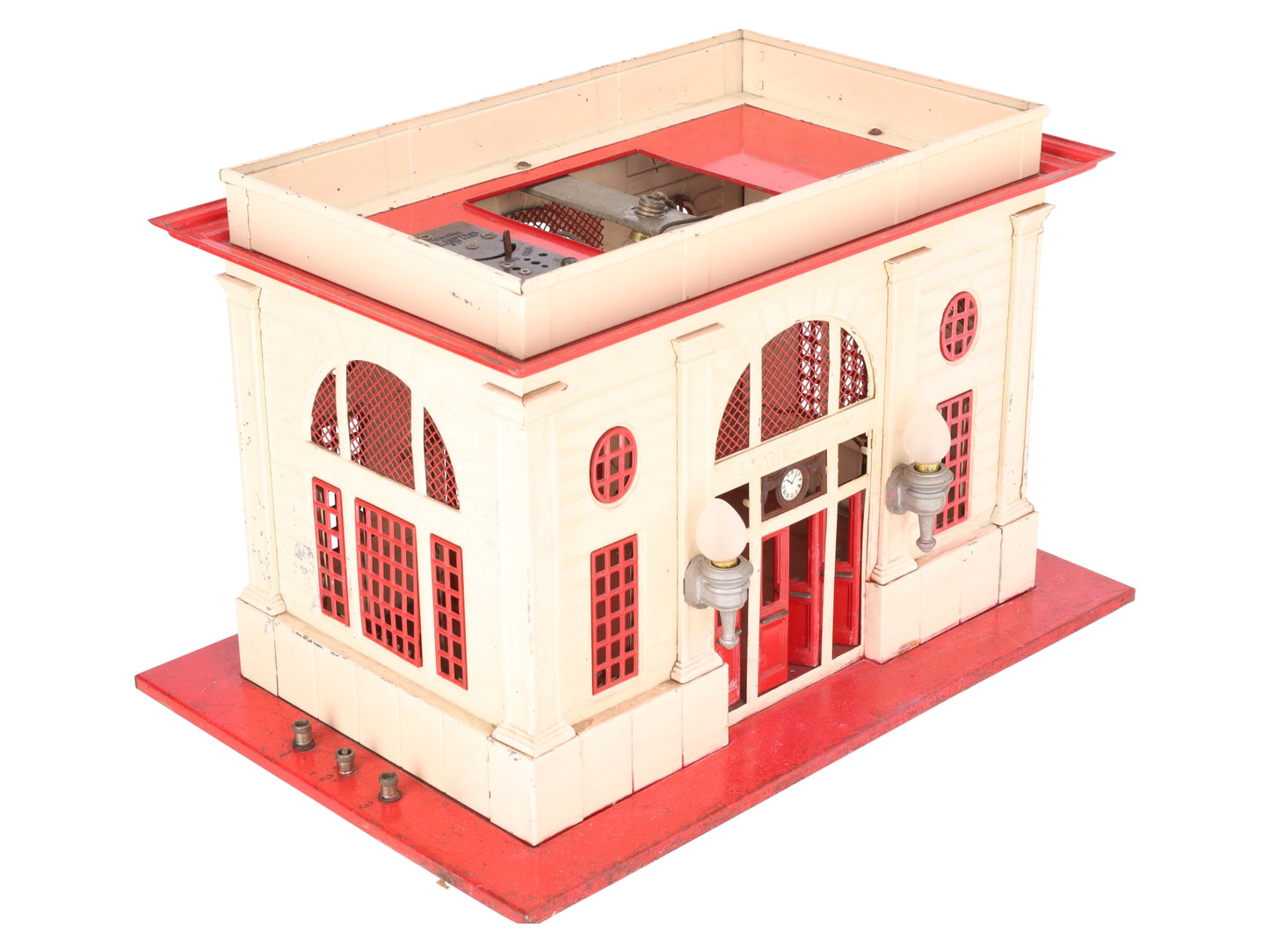Lionel 115 O Gauge Vintage Lighted Tinplate Passenger Station VG