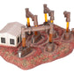 Lionel 6-24112 O Gauge Oil Field With 7 Oil Wells & Bubble Tubes LN/Box