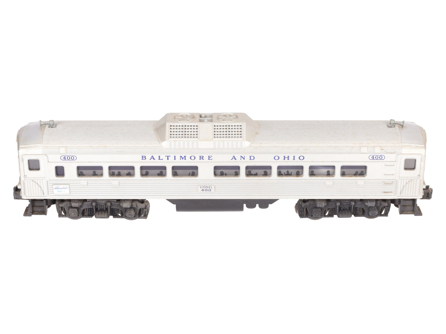 Lionel 400 Vintage O Powered Baltimore & Ohio Commuter Car VG