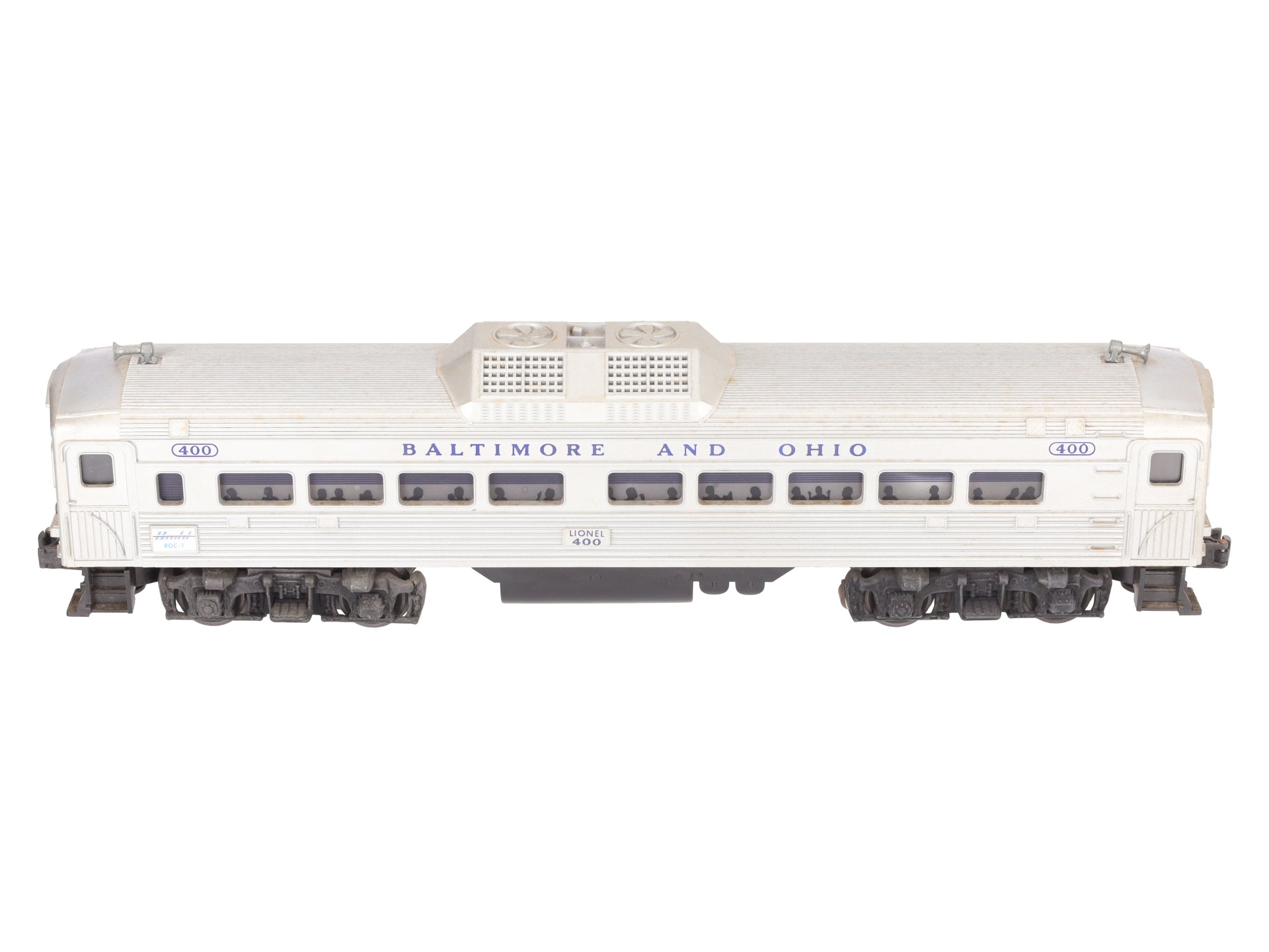 Lionel 400 Vintage O Powered Baltimore & Ohio Commuter Car VG