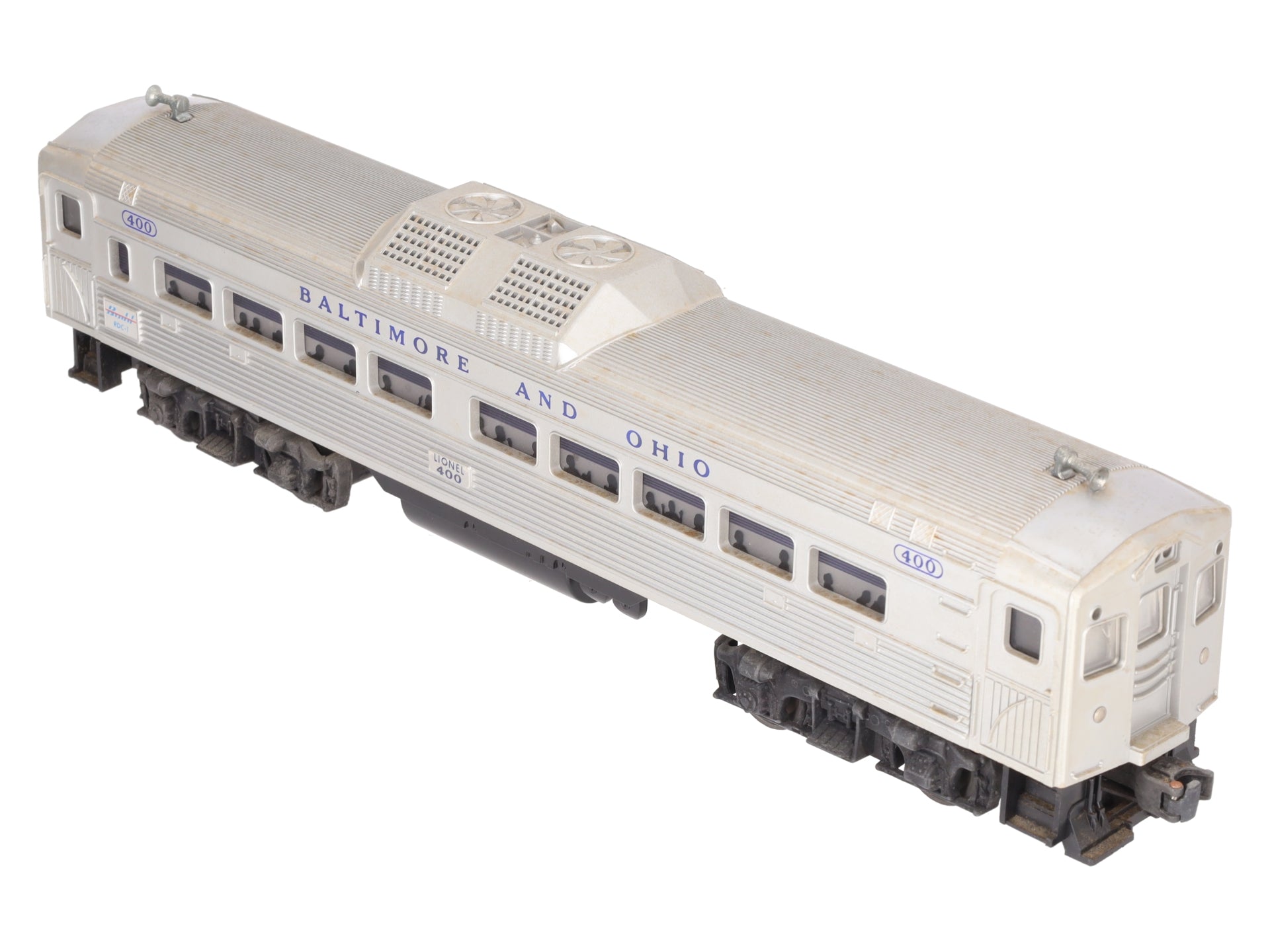 Lionel 400 Vintage O Powered Baltimore & Ohio Commuter Car VG