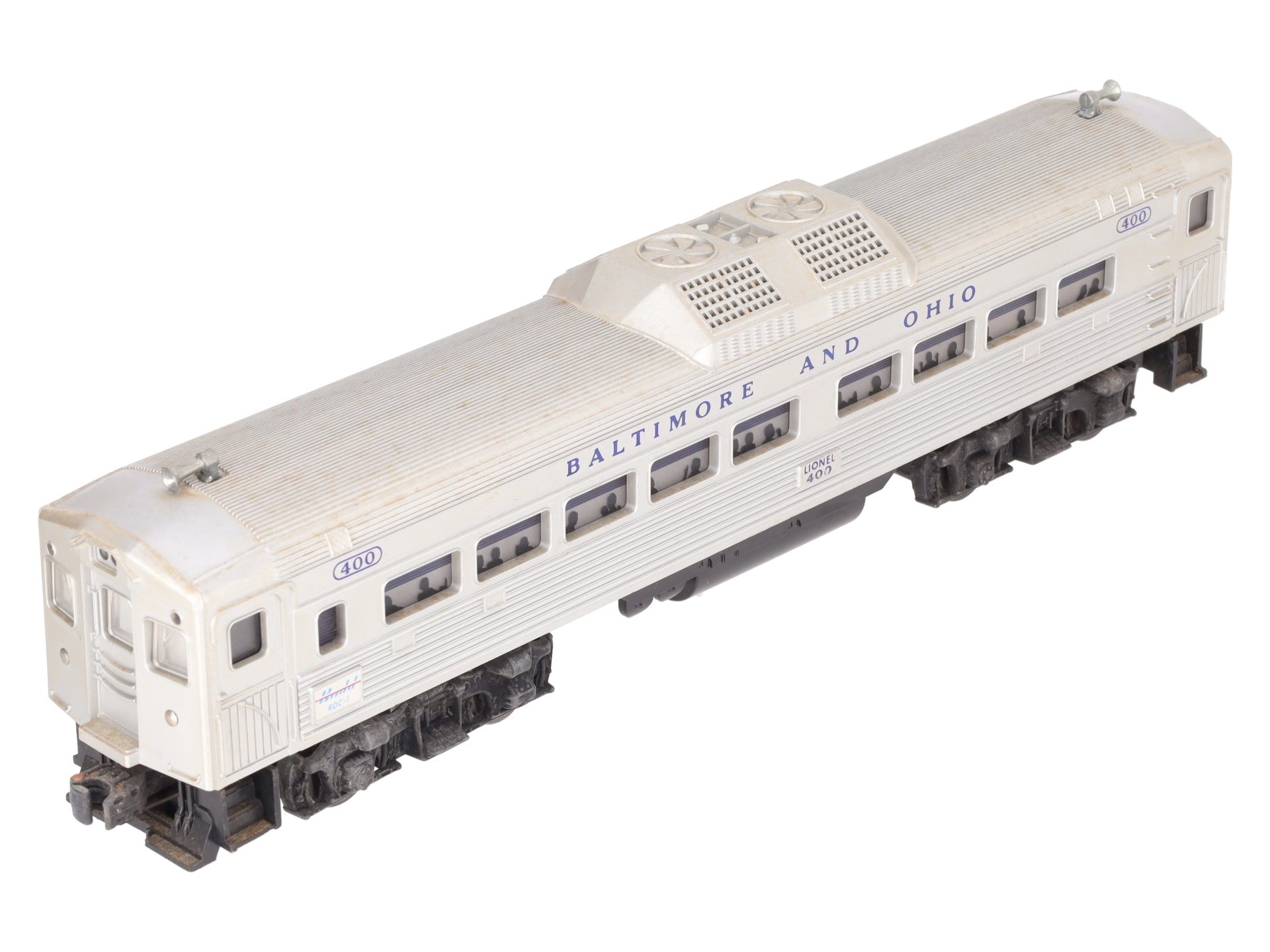 Lionel 400 Vintage O Powered Baltimore & Ohio Commuter Car VG