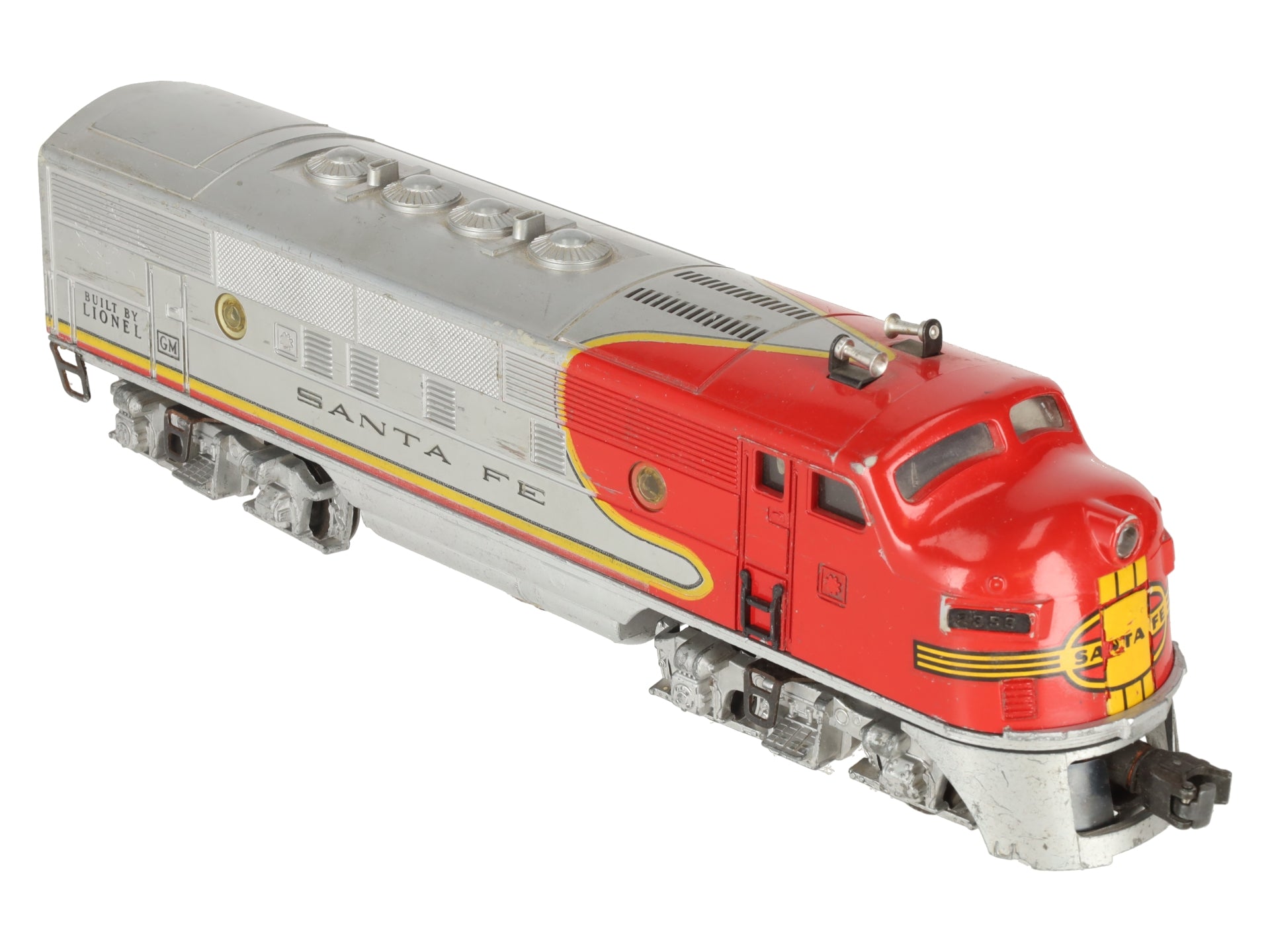 Lionel 2353 Vintage O Santa Fe F-3  Dummy Diesel Locomotive VG