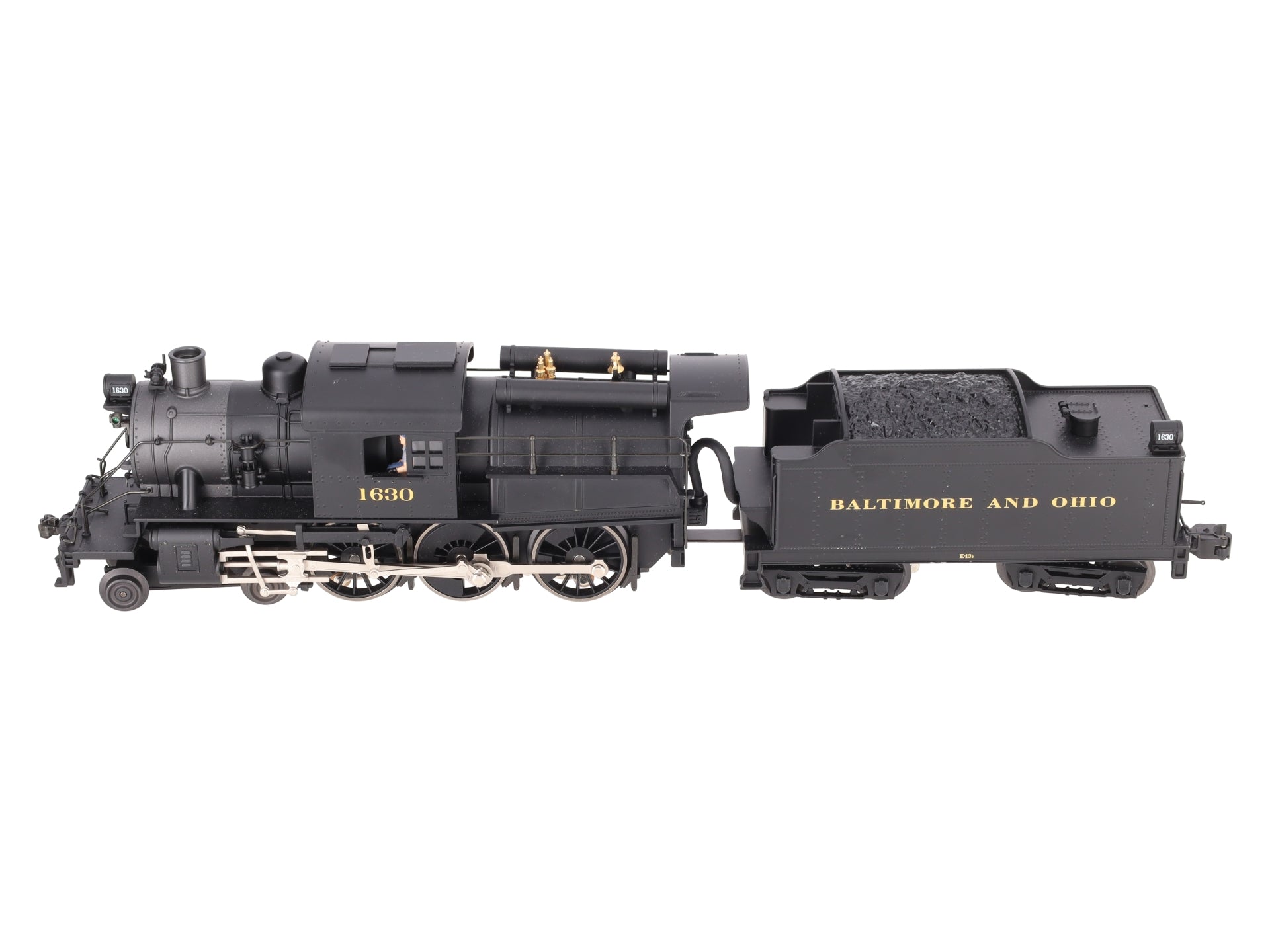 Lionel 6-28742 B&O 4-6-0 Camelback Steam Locomotive & Tender #1630 w TMCC EX