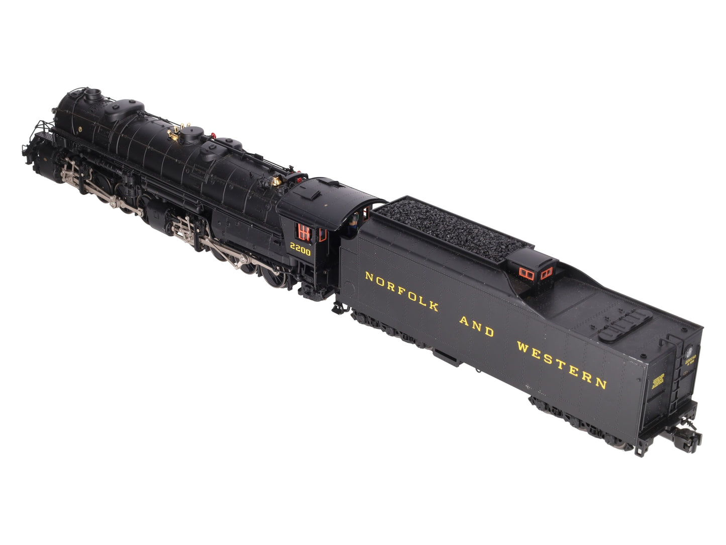 Lionel 6-28085 O Gauge N&W 2-8-8-2 Y6B Mallet Steam Locomotive & Tender #2200 EX