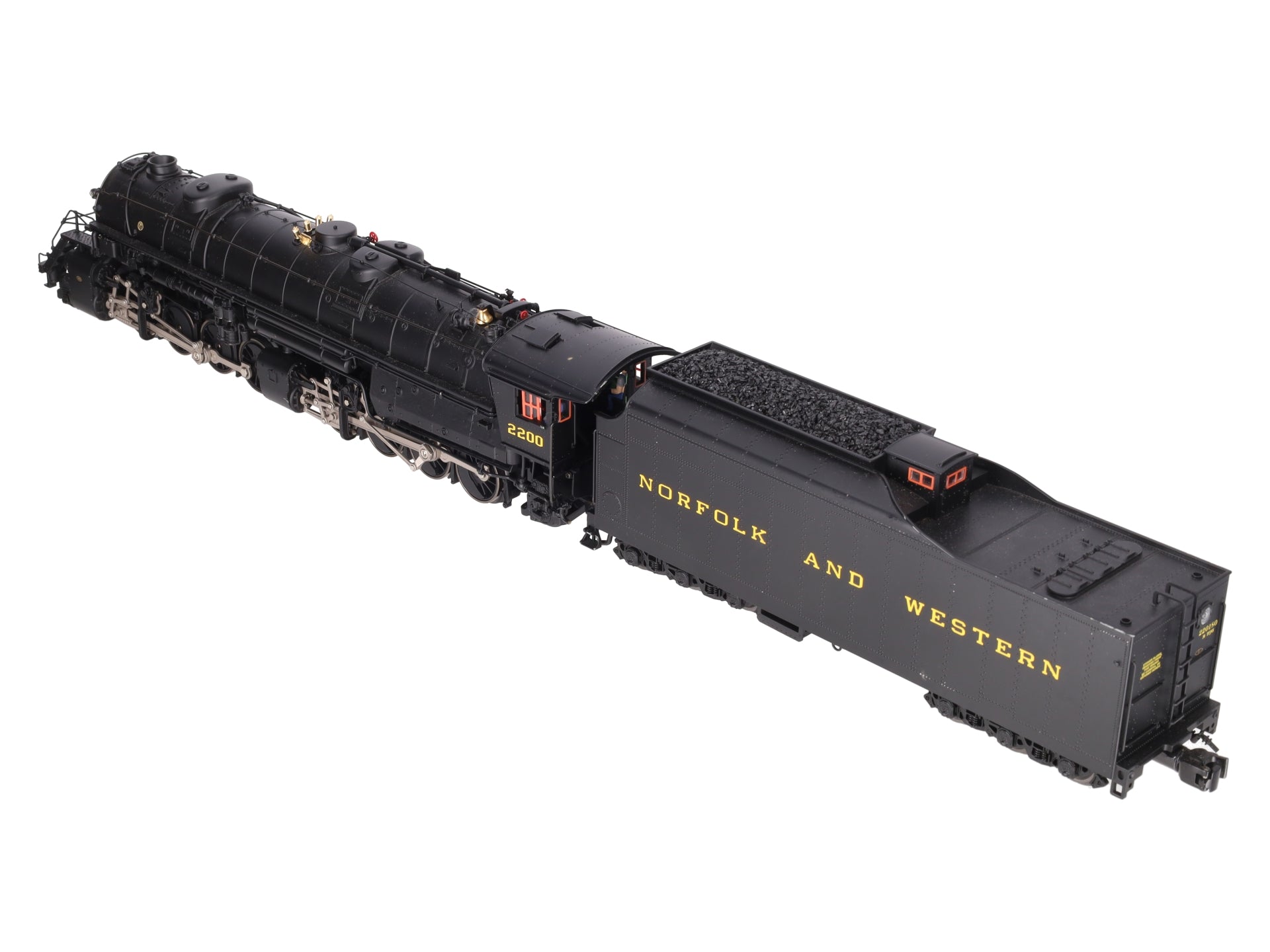 Lionel 6-28085 O Gauge N&W 2-8-8-2 Y6B Mallet Steam Locomotive & Tender #2200 EX