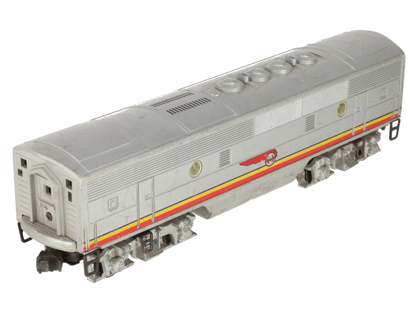 Lionel 2343C Vintage O Santa Fe F-3 Louvered Top Non-Powered B Diesel Locomotive VG/Box