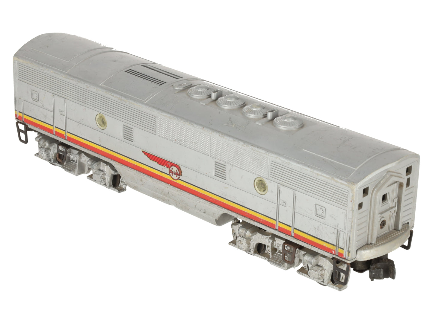 Lionel 2343C Vintage O Santa Fe F-3 Louvered Top Non-Powered B Diesel Locomotive VG/Box
