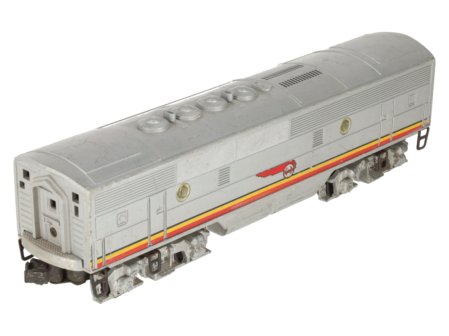 Lionel 2343C Vintage O Santa Fe F-3 Louvered Top Non-Powered B Diesel Locomotive VG/Box