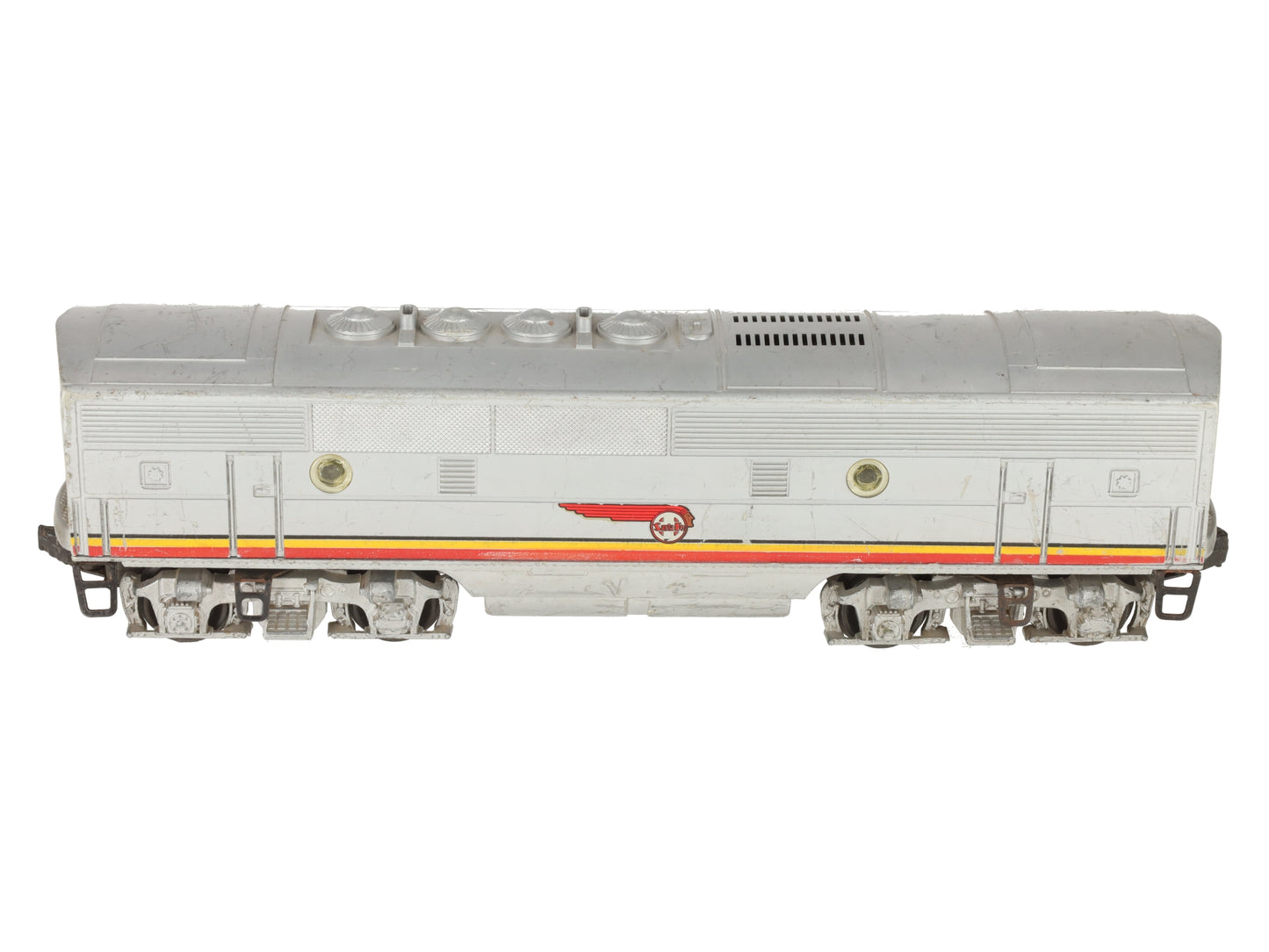 Lionel 2343C Vintage O Santa Fe F-3 Louvered Top Non-Powered B Diesel Locomotive VG/Box