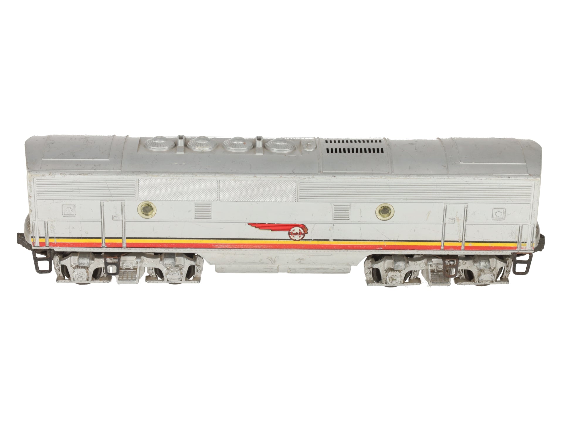 Lionel 2343C Vintage O Santa Fe F-3 Louvered Top Non-Powered B Diesel Locomotive VG/Box
