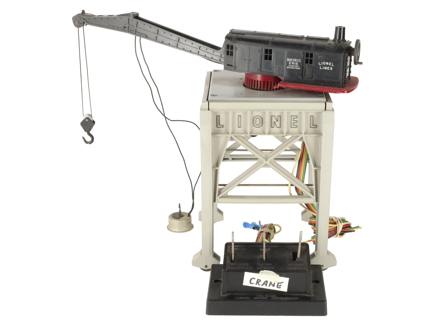 Lionel 282 Vintage O Bucyrus Erie Remote Control Gantry Crane VG