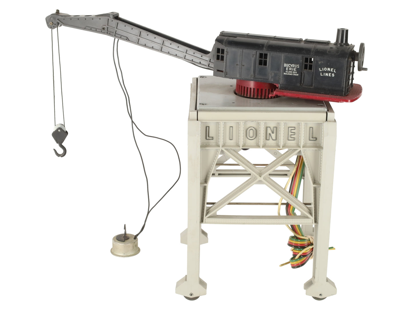 Lionel 282 Vintage O Bucyrus Erie Remote Control Gantry Crane VG