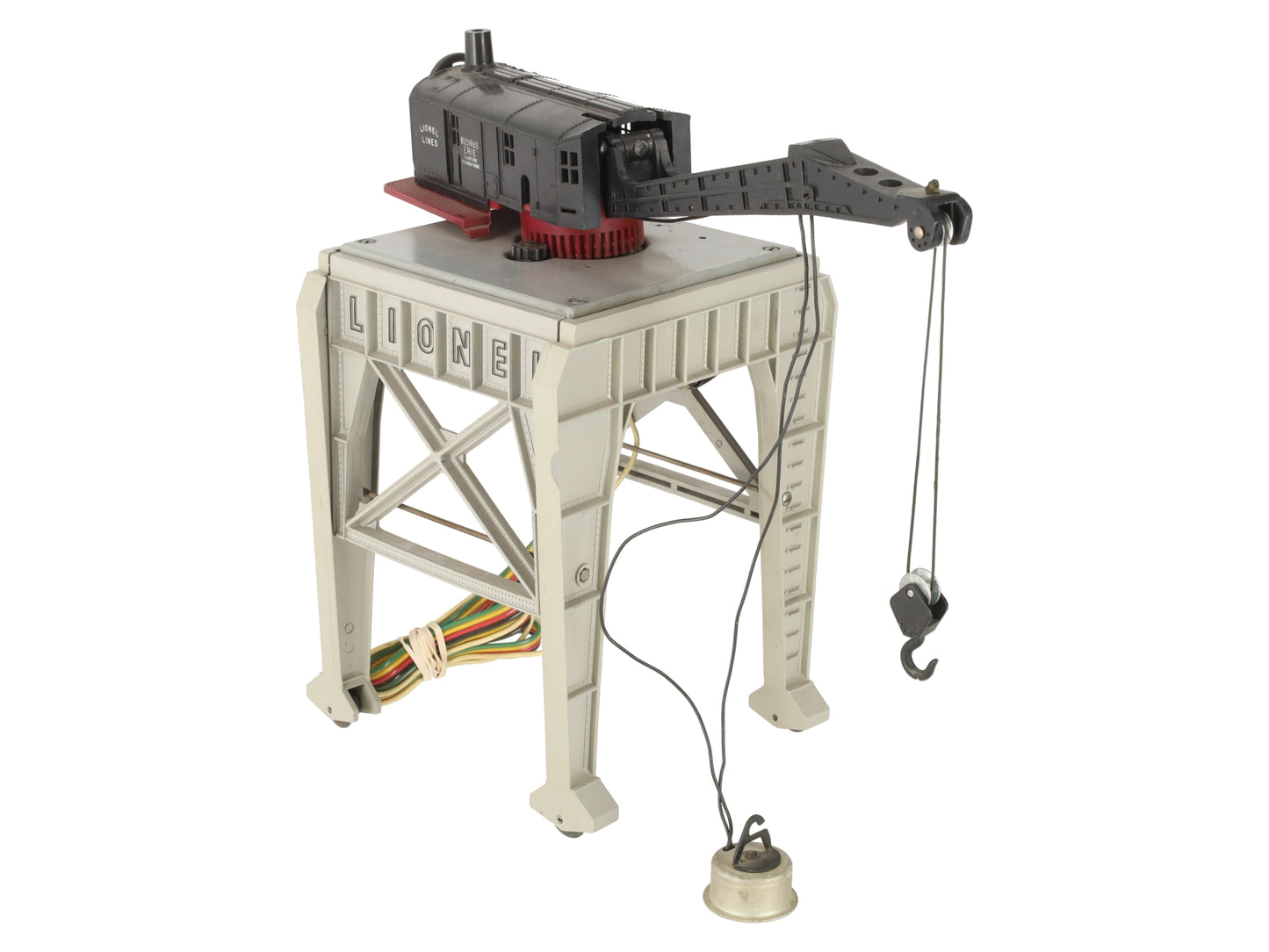 Lionel 282 Vintage O Bucyrus Erie Remote Control Gantry Crane VG