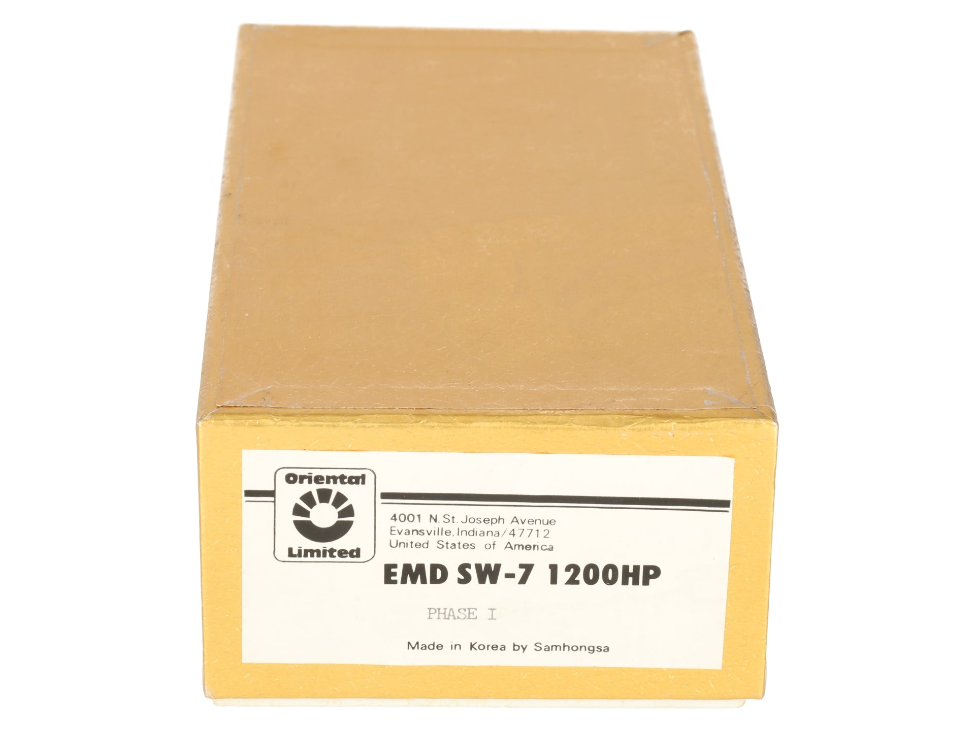 Oriental Limited HO BRASS EMD SW-7 1200HP Phase I Diesel Locomotive - Unpainted LN/Box