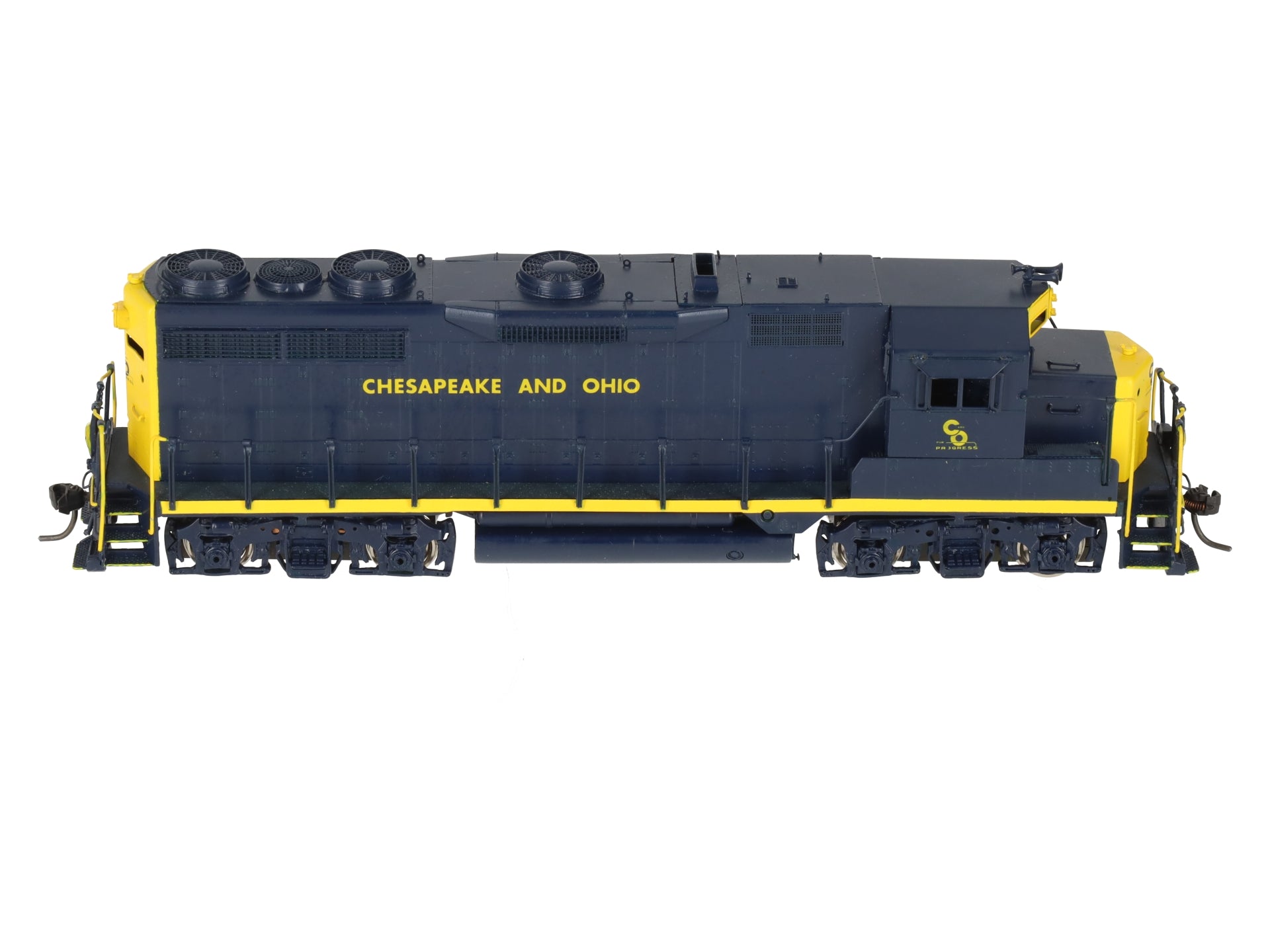 Oriental Limited HO BRASS C&O EMD GP35 Low Hood Diesel Locomotive - Painted EX/Box