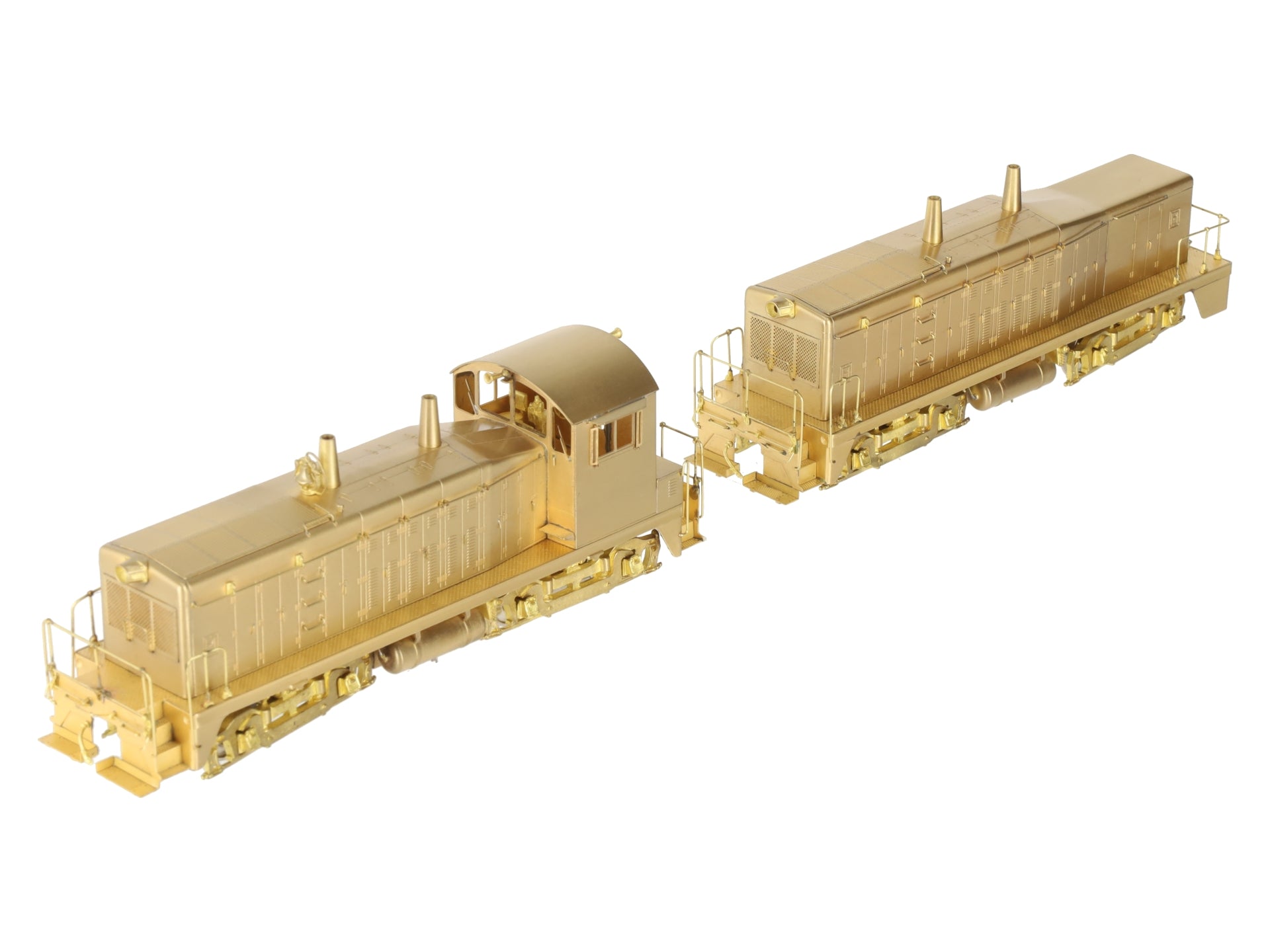 Oriental Limited HO Scale BRASS TR-2 Cow & Calf Diesel Set - Unpainted LN/Box