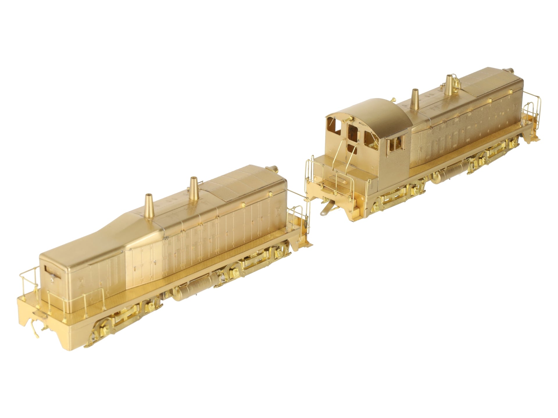 Oriental Limited HO Scale BRASS TR-2 Cow & Calf Diesel Set - Unpainted LN/Box