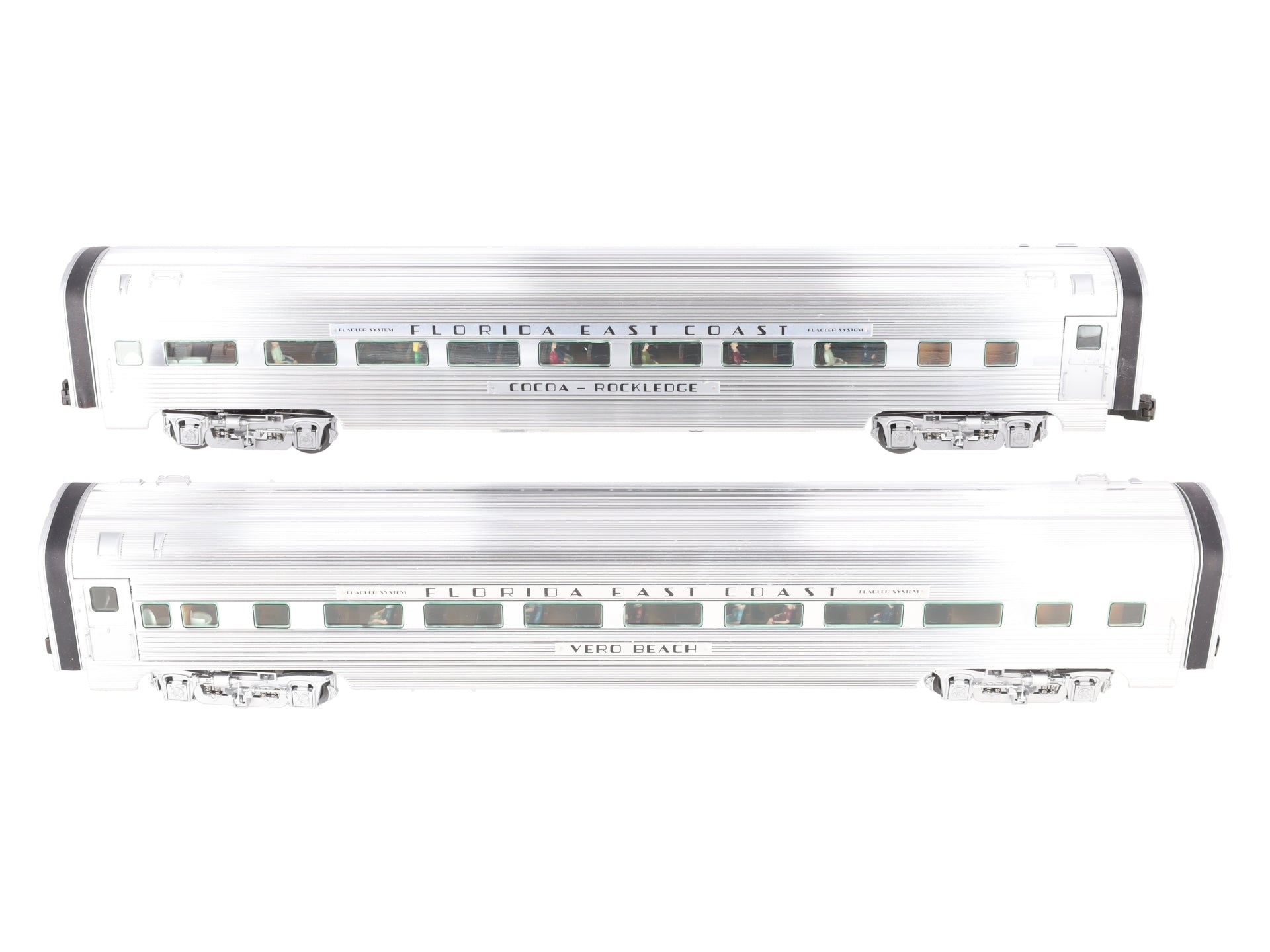 Lionel 6-25404 O Gauge Florida East Coast 2-Car Passenger Set EX