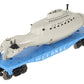 Lionel 3830 Vintage O Flatcar with Operating U.S. Navy Submarine EX/Box