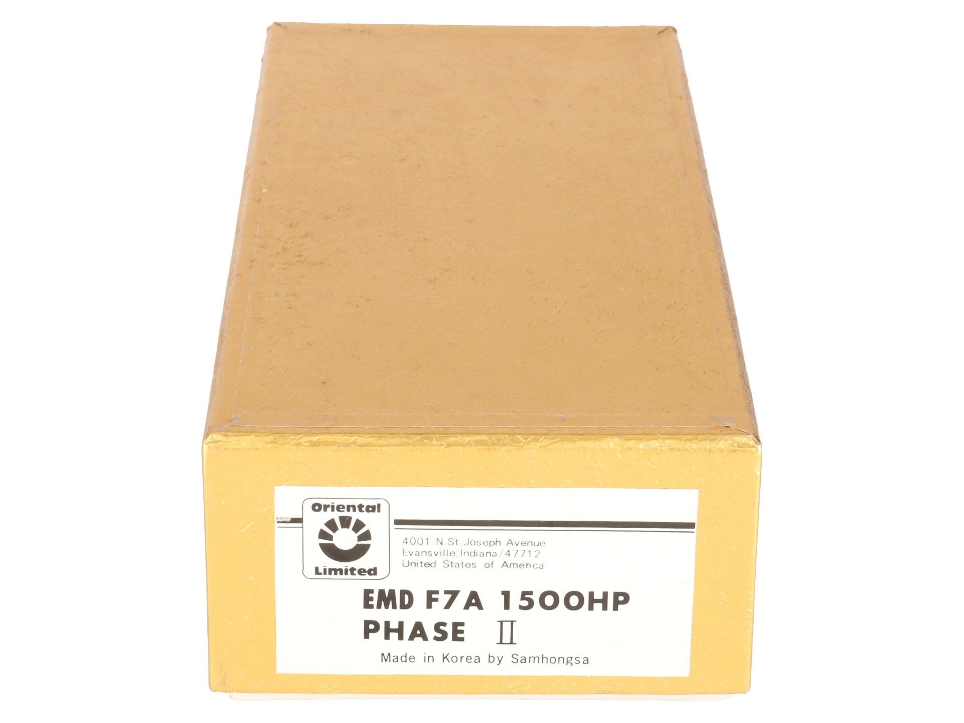 Oriental Limited HO BRASS EMD F7A 1500HP Phase II Diesel Locomotive - Unpainted LN/Box