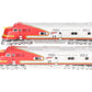 Lionel 6-24504 O Gauge Santa Fe E6 AA Diesel Locomotive Set w/TMCC #14/#15 EX