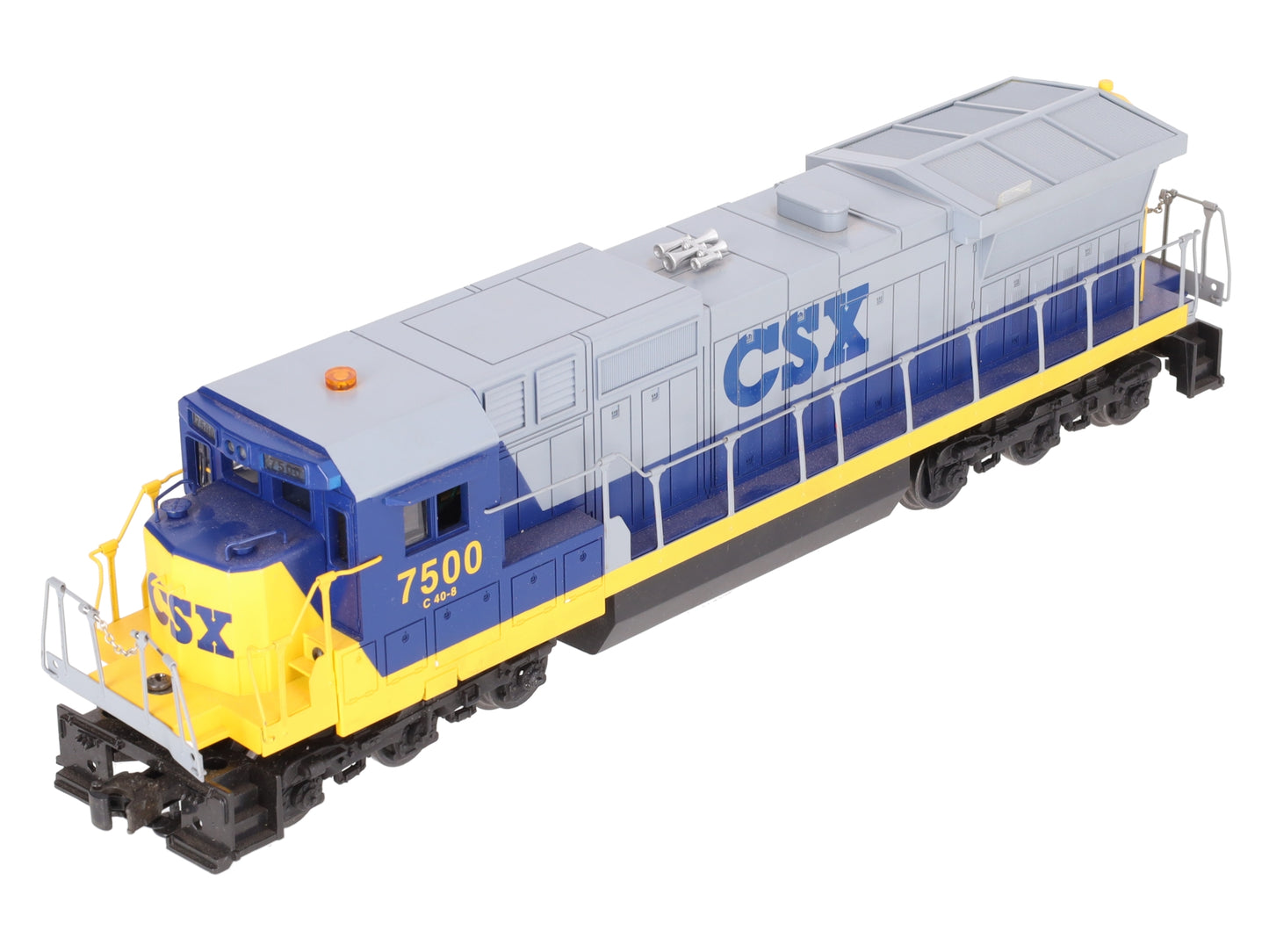 Lionel 6-18214 O Gauge CSX Dash 8 Diesel Locomotive with Horn #7500 EX/Box
