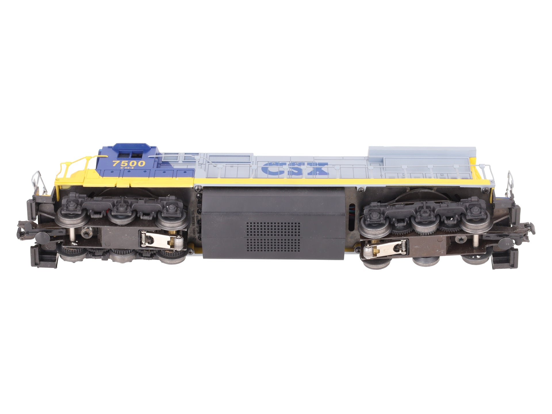 Lionel 6-18214 O Gauge CSX Dash 8 Diesel Locomotive with Horn #7500 EX/Box