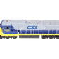 Lionel 6-18214 O Gauge CSX Dash 8 Diesel Locomotive with Horn #7500 EX/Box