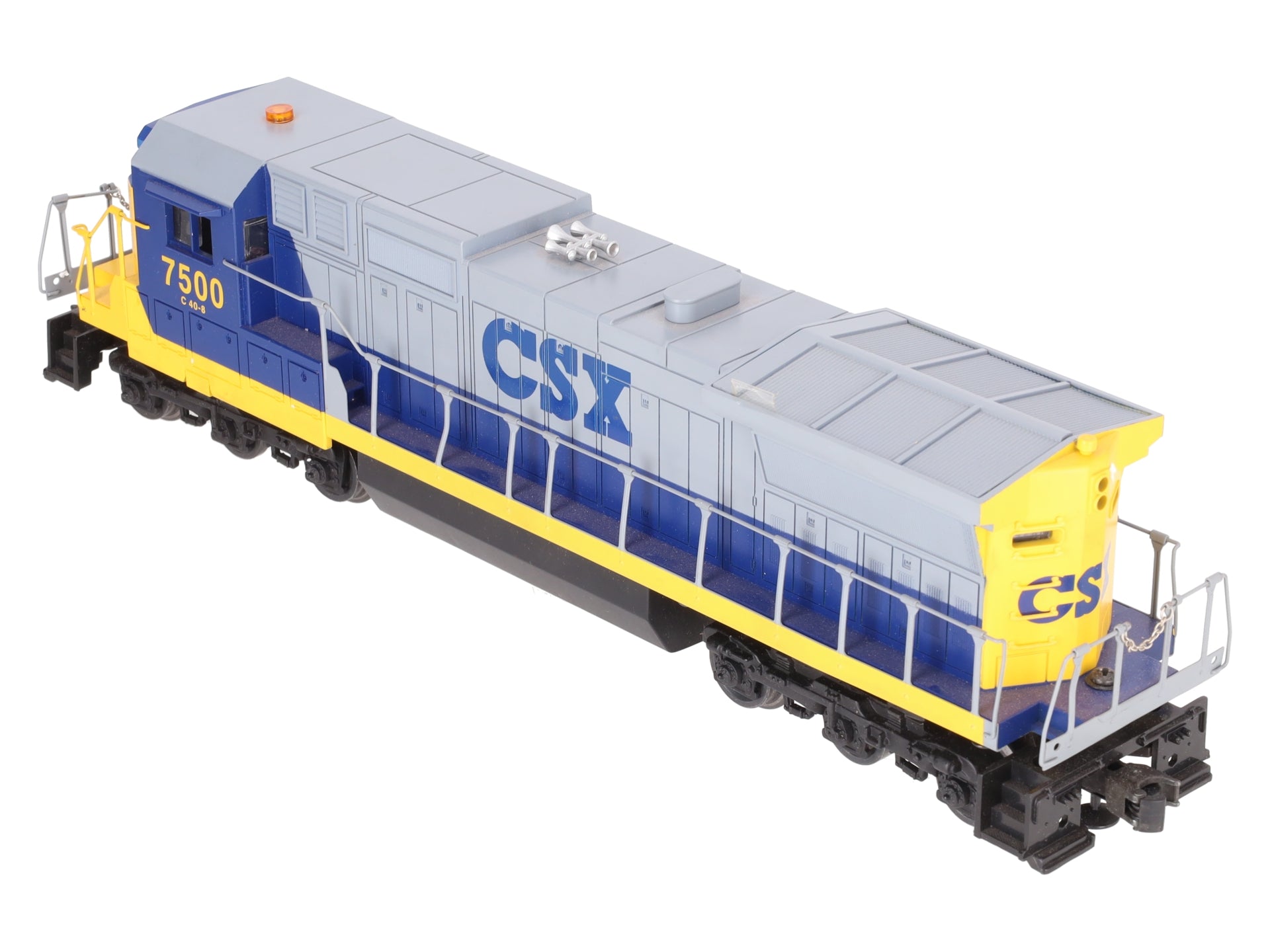 Lionel 6-18214 O Gauge CSX Dash 8 Diesel Locomotive with Horn #7500 EX/Box