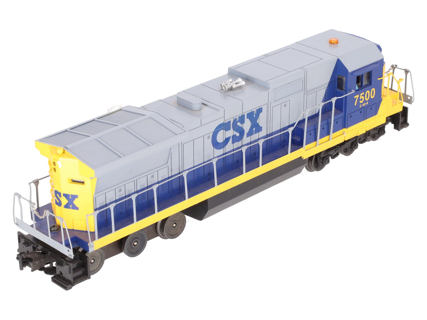 Lionel 6-18214 O Gauge CSX Dash 8 Diesel Locomotive with Horn #7500 EX/Box