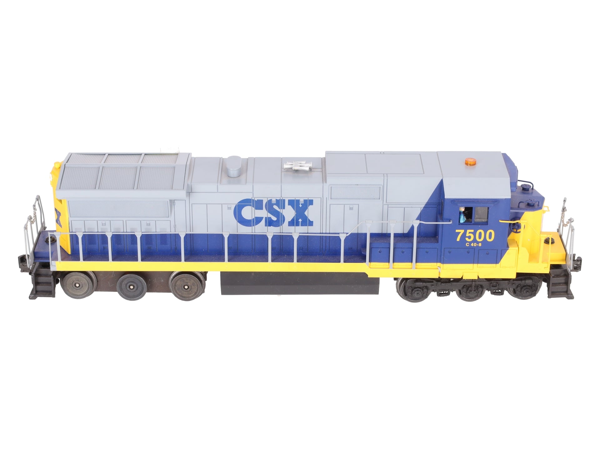 Lionel 6-18214 O Gauge CSX Dash 8 Diesel Locomotive with Horn #7500 EX/Box