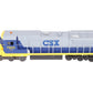 Lionel 6-18215 O Gauge CSX Dash 8 Diesel Engine #7643 EX/Box