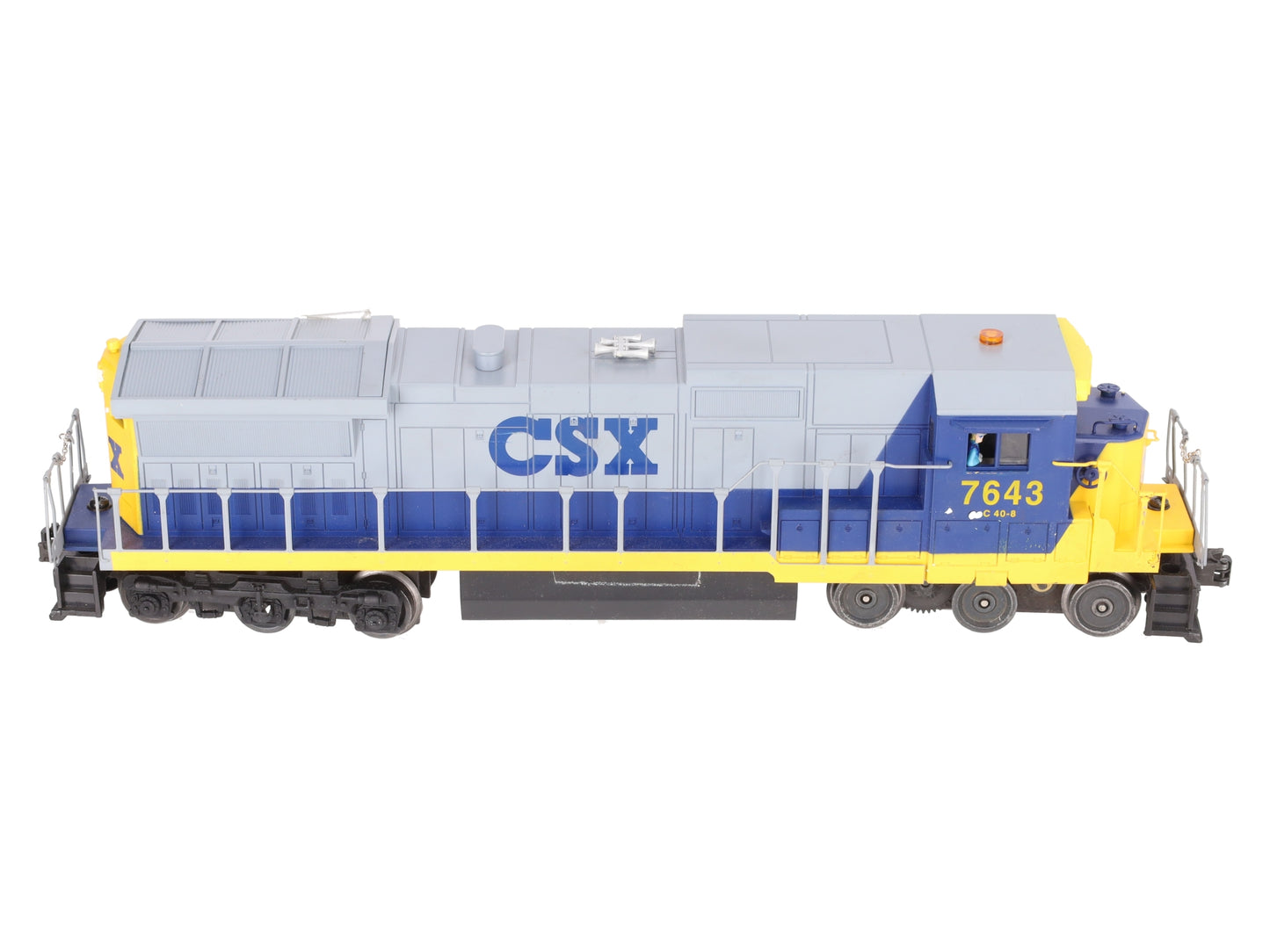 Lionel 6-18215 O Gauge CSX Dash 8 Diesel Engine #7643 EX/Box
