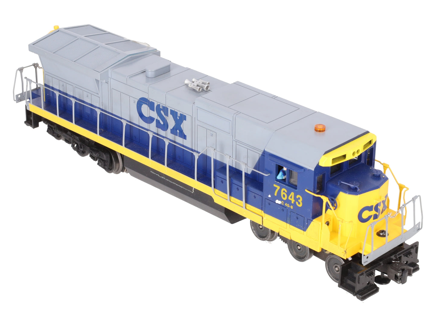 Lionel 6-18215 O Gauge CSX Dash 8 Diesel Engine #7643 EX/Box