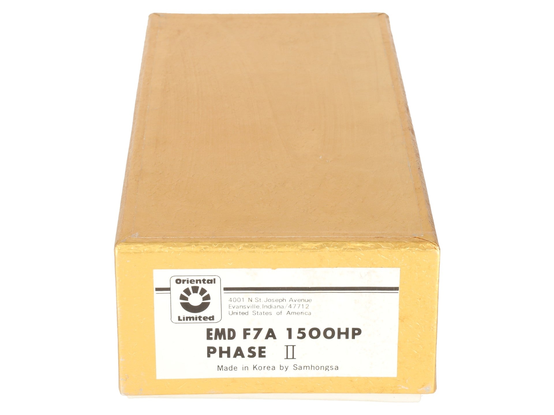 Oriental Limited HO BRASS EMD F7A 1500HP Phase II Diesel Locomotive - Unpainted LN/Box