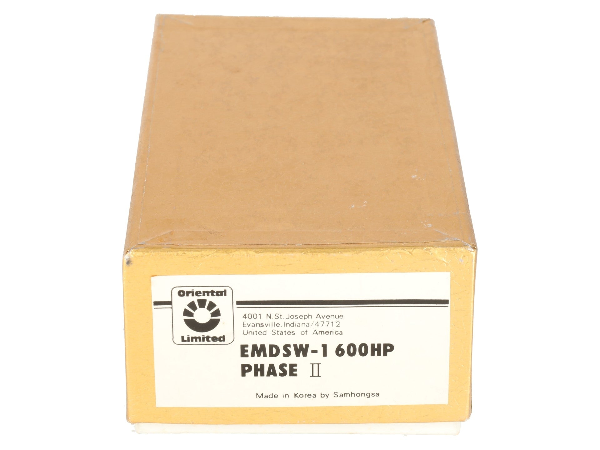 Oriental Limited HO BRASS EMD SW-1 600HP Phase II Diesel Locomotive - Unpainted LN/Box