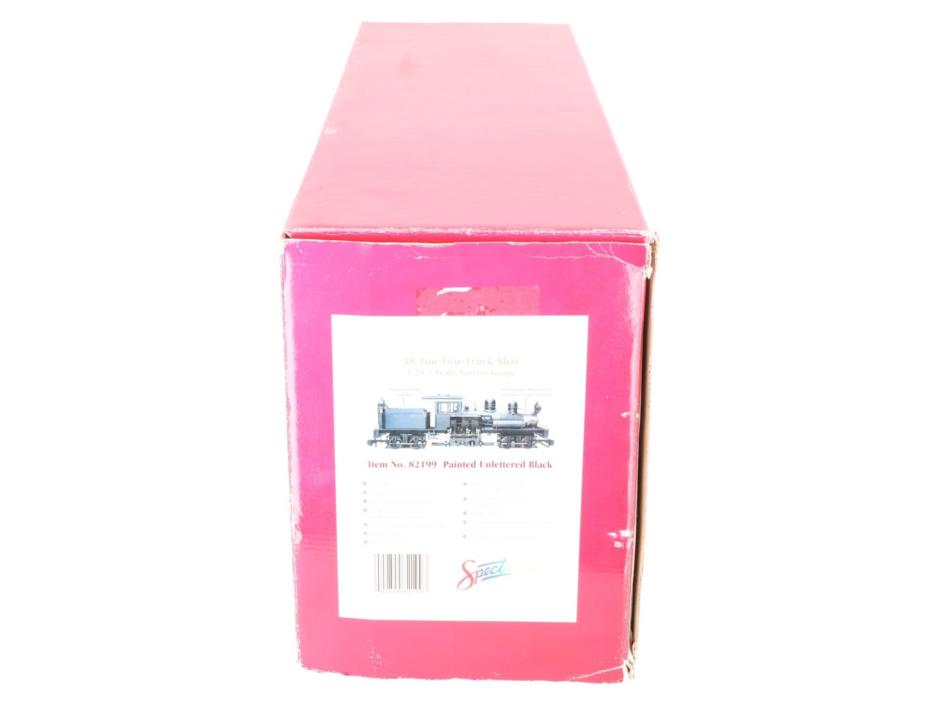 Bachmann 82199 G Undecorated 38 Ton 2-Truck Steam Shay EX/Box