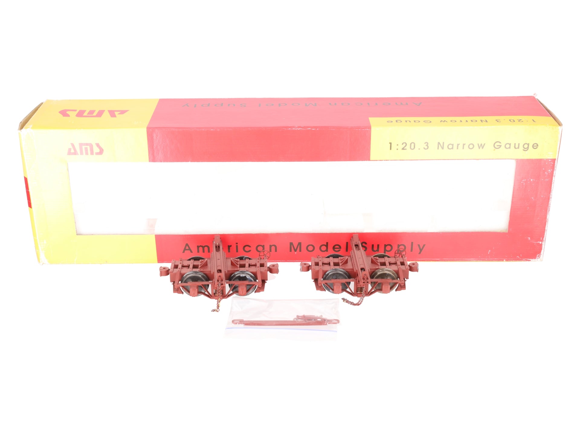 AMS AM32-210 G Logging Disconnects Unlettered (1:20.3 scale) Metal Wheels EX/Box