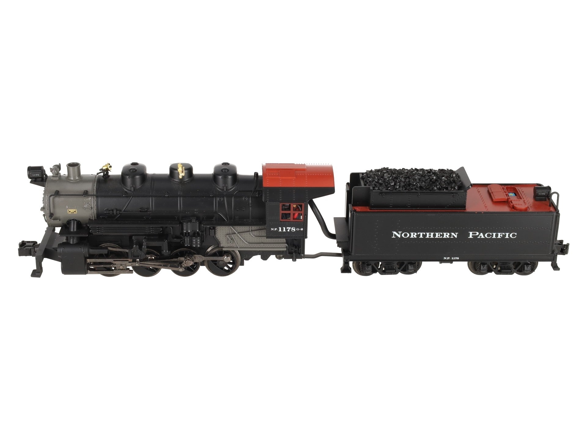 MTH 30-1470-1 Northern Pacific 0-8-0 Steam Engine w/PS2 #1178 LN/Box
