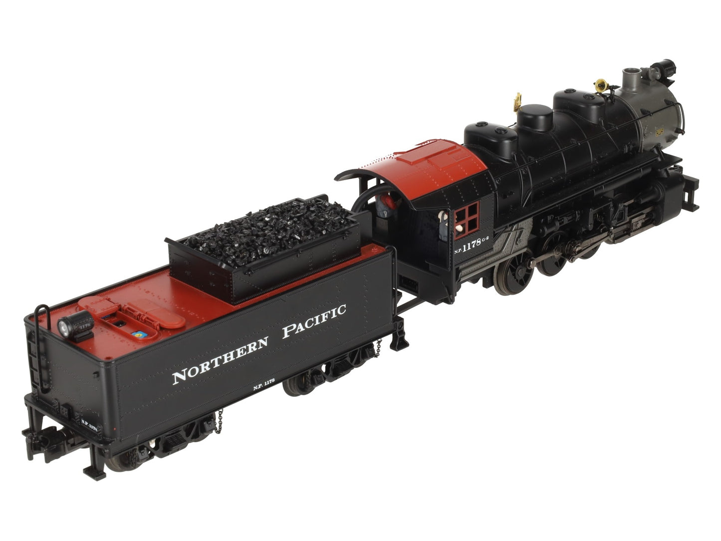 MTH 30-1470-1 Northern Pacific 0-8-0 Steam Engine w/PS2 #1178 LN/Box